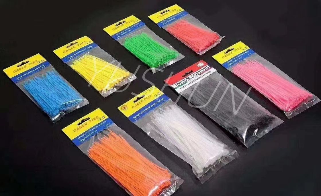 Legami di plastica a cavo di nylon auto bloccante durevole - OEM - Disponibile in bianco o nero