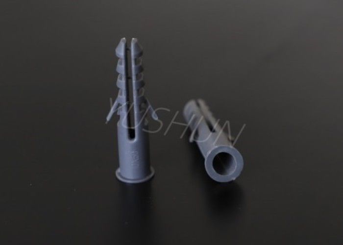 Grey Color Plastic Wall Plug leggero o scuro di 14*75mm di nylon di plastica avvita l'uso per la parete
