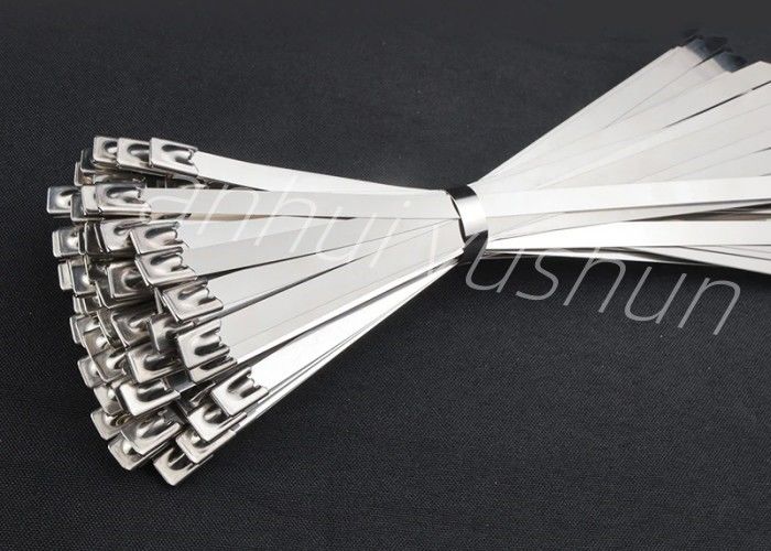 201/304/316 di fascetta ferma-cavo inossidabile riutilizzabile del metallo per i cavi limitanti 4.5x450mm