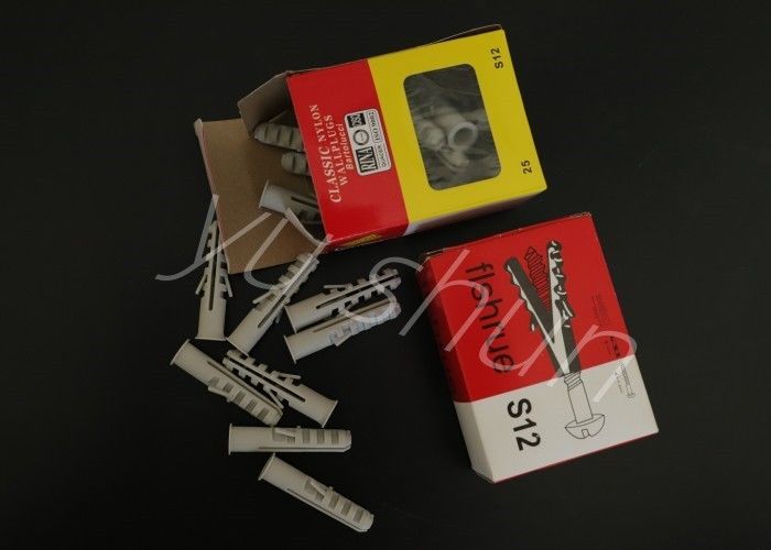 La plastica espande i chiodi con uso della vite di Grey Color Plastic Wall Plug della luce S6 della vite 6mm per la parete