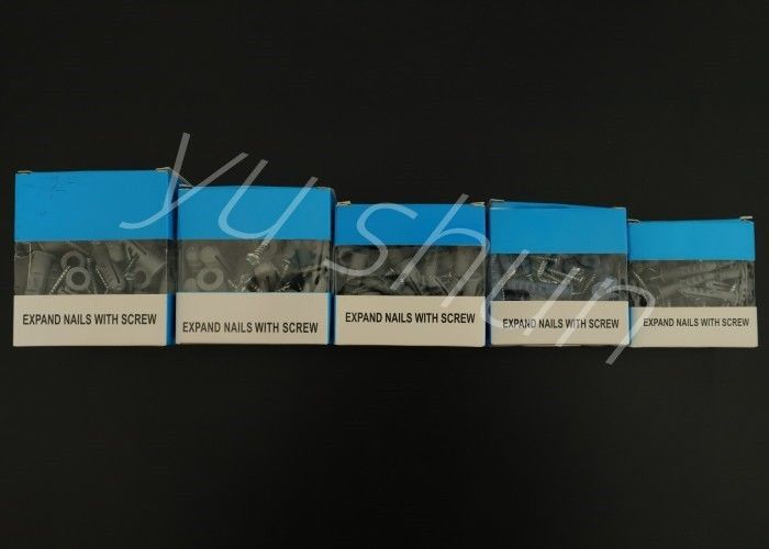 25pcs/bag Ancoraggio per pareti di plastica per installazioni robuste e affidabili