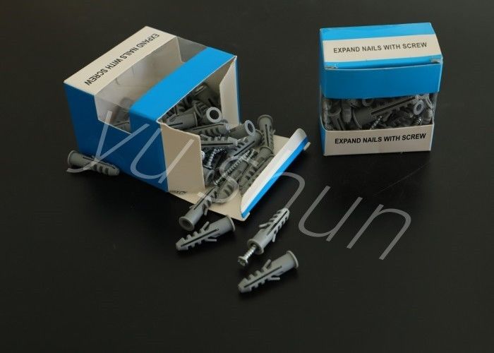 25pcs/bag Ancoraggio per pareti di plastica per installazioni robuste e affidabili