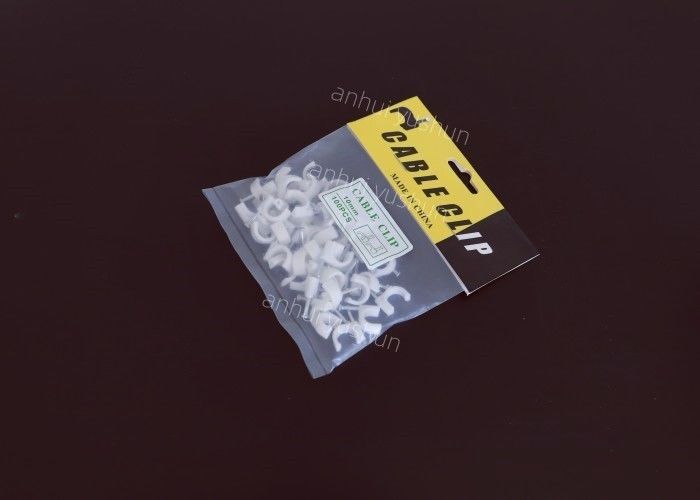 Clips per cavi in plastica di alta durata da 4 mm a 25 mm per la gestione dei cavi interni ed esterni