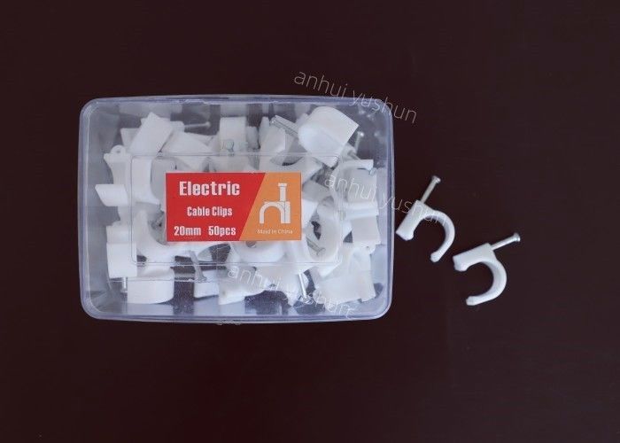 Clips per cavi in plastica di alta durata da 4 mm a 25 mm per la gestione dei cavi interni ed esterni