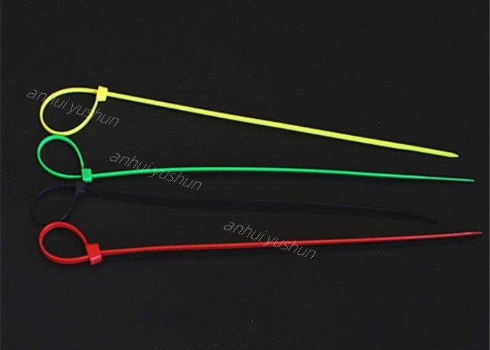 Colori su ordinazione di nylon neri resistenti UV della fascetta ferma-cavo 200mm