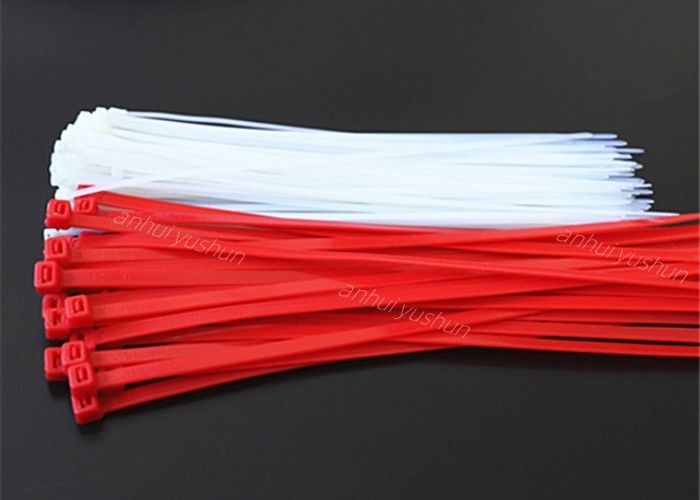 Auto dell'OEM che chiude colore a chiave di plastica resistente dei legami 300mm dello zip multi