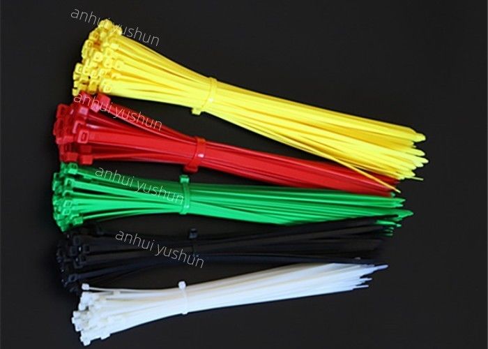 Auto dell'OEM che chiude colore a chiave di plastica resistente dei legami 300mm dello zip multi