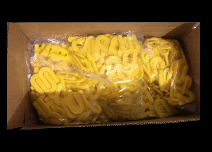 Mattonelle rosse che livellano Shim Packers a ferro di cavallo di plastica 4mm per il pavimento e la finestra