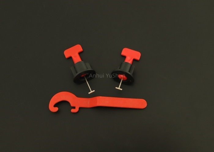 Sistema di livellamento per piastrelle in plastica Clip tipo T da 1,5 mm per l'edilizia e l'installazione a pavimento