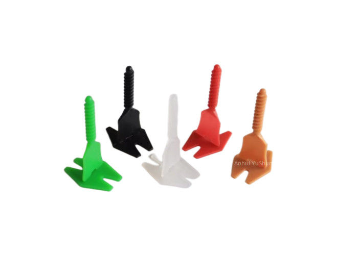 Mattonelle rosse che livellano gli esperti di comunicazione politica di plastica dei distanziatori 3.0mm per la pavimentazione del materiale del pe dei pp