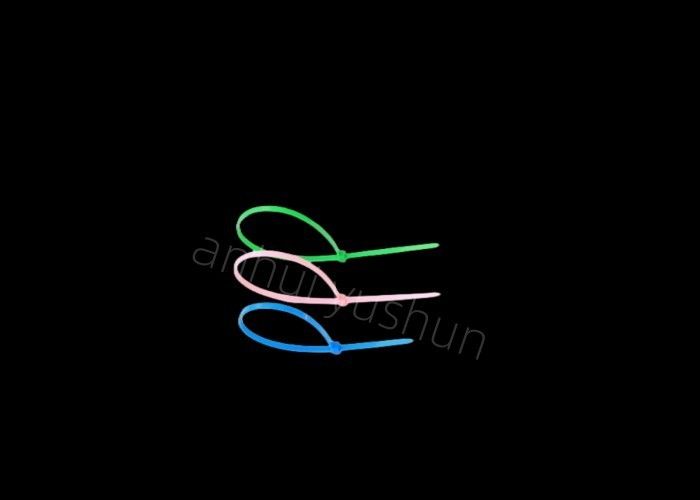 OEM di plastica Nylon66 della fascetta ferma-cavo 200mm 250mm 300mm del cavo Pa66 dello zip di plastica di nylon di TieNylon