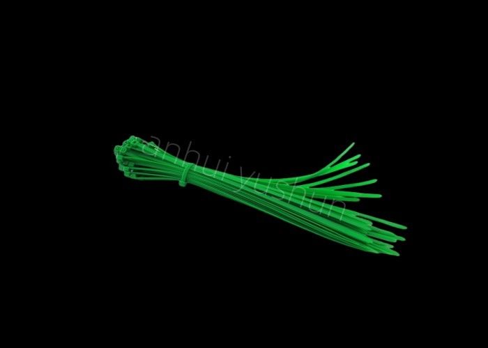 Cable di nylon auto-bloccante bianco o nero legami di plastica con 18 libbre di resistenza alla trazione