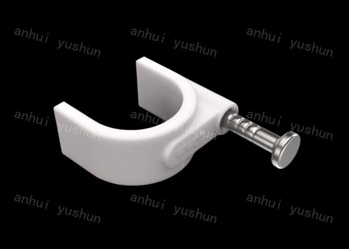 d'acciaio di plastica del chiodo di 4mm-25mm pp collarino per cavi uso bianco/nero per limitare i cavi