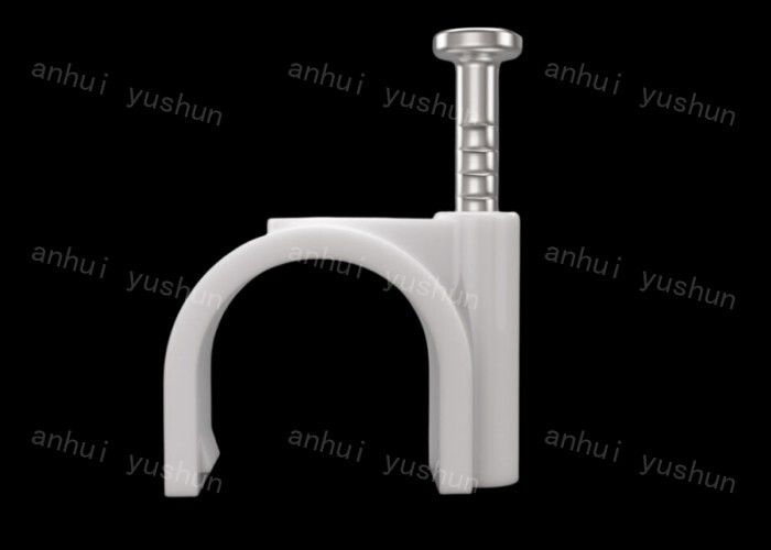 d'acciaio di plastica del chiodo di 4mm-25mm pp collarino per cavi uso bianco/nero per limitare i cavi